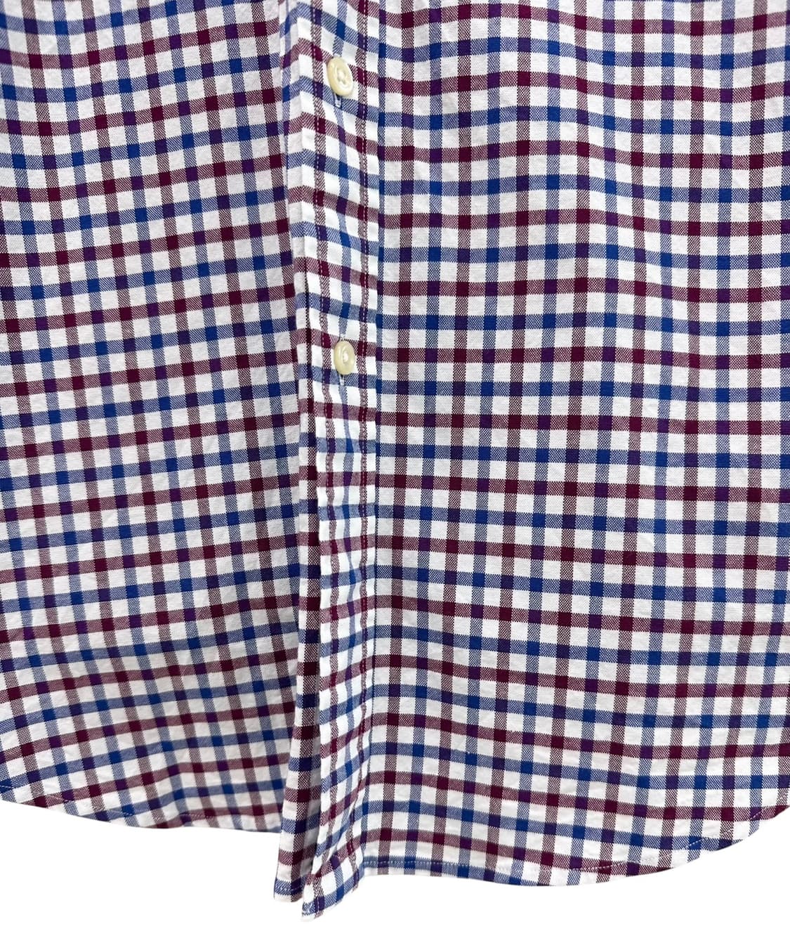 폴로 슬림핏 옥스포드 셔츠 체크 (M)  상품이미지4