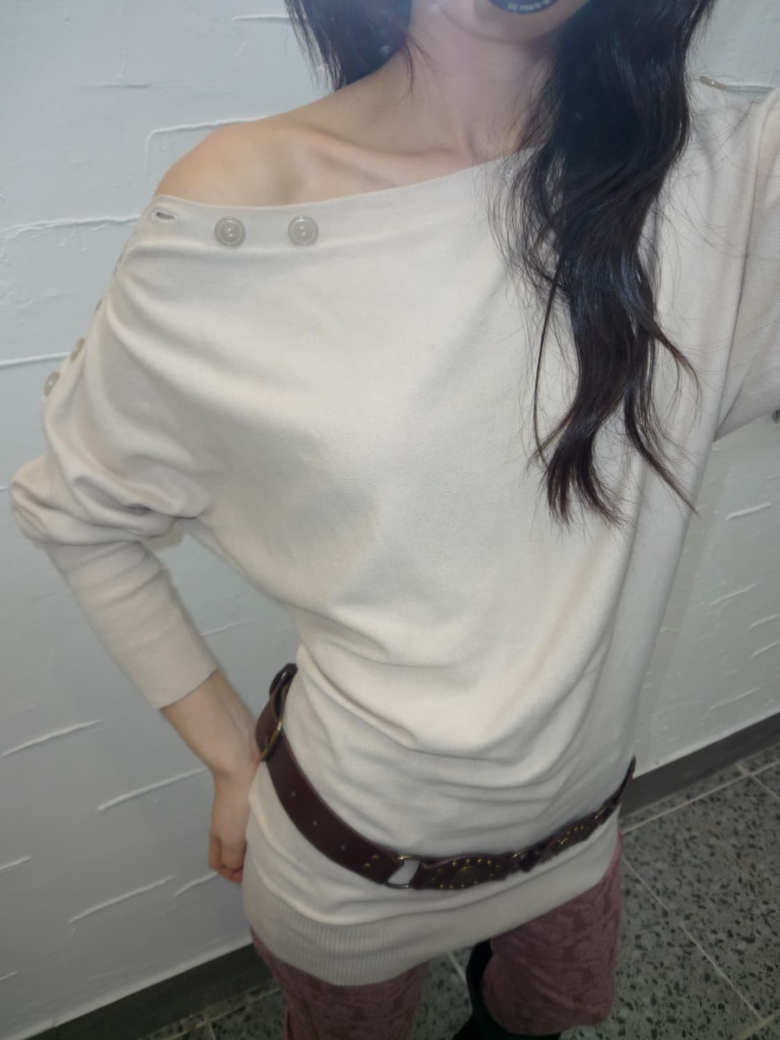 open button ivory knit 상품이미지1