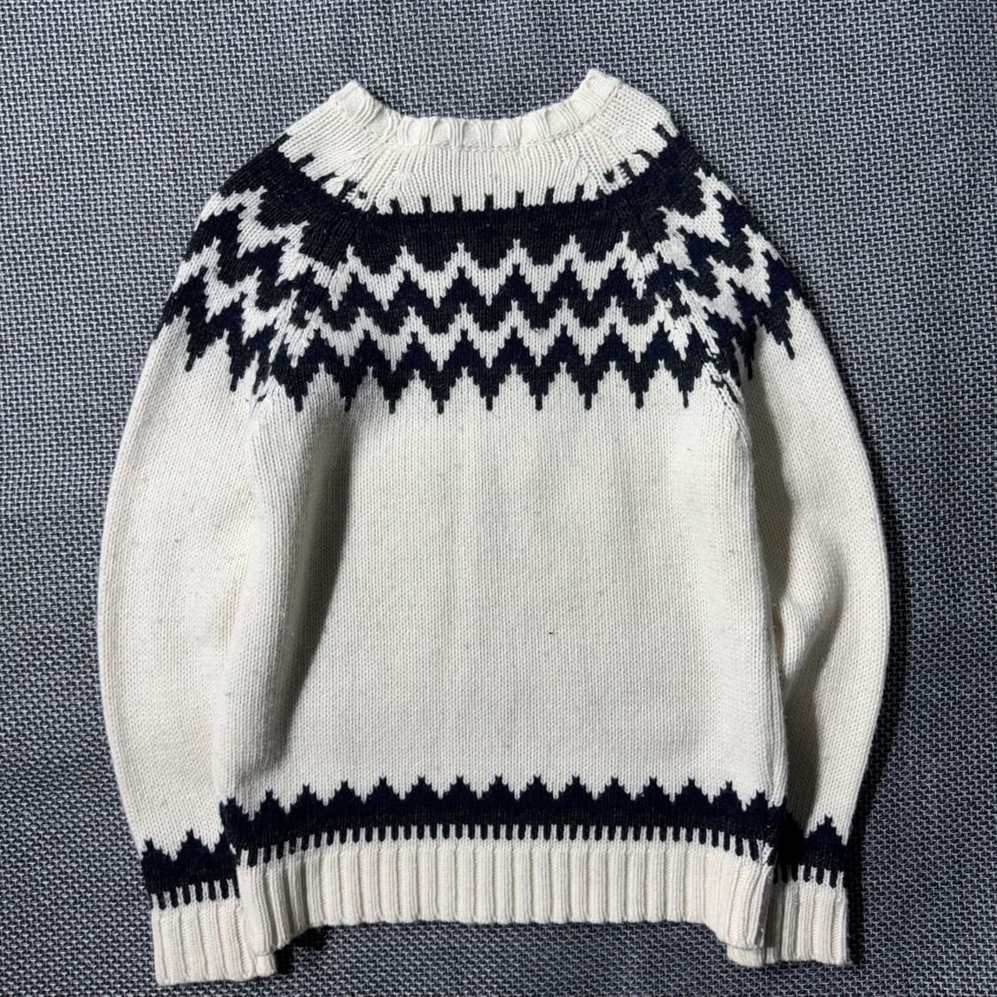 빈티지 니트 화이트 ( 100/OLD-8185 ) 상품이미지6