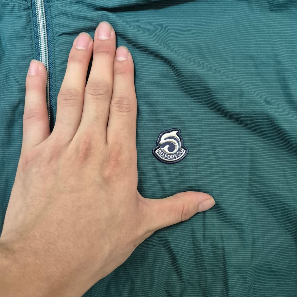 올포유 와펜로고 바람막이 집업자켓 상품이미지4