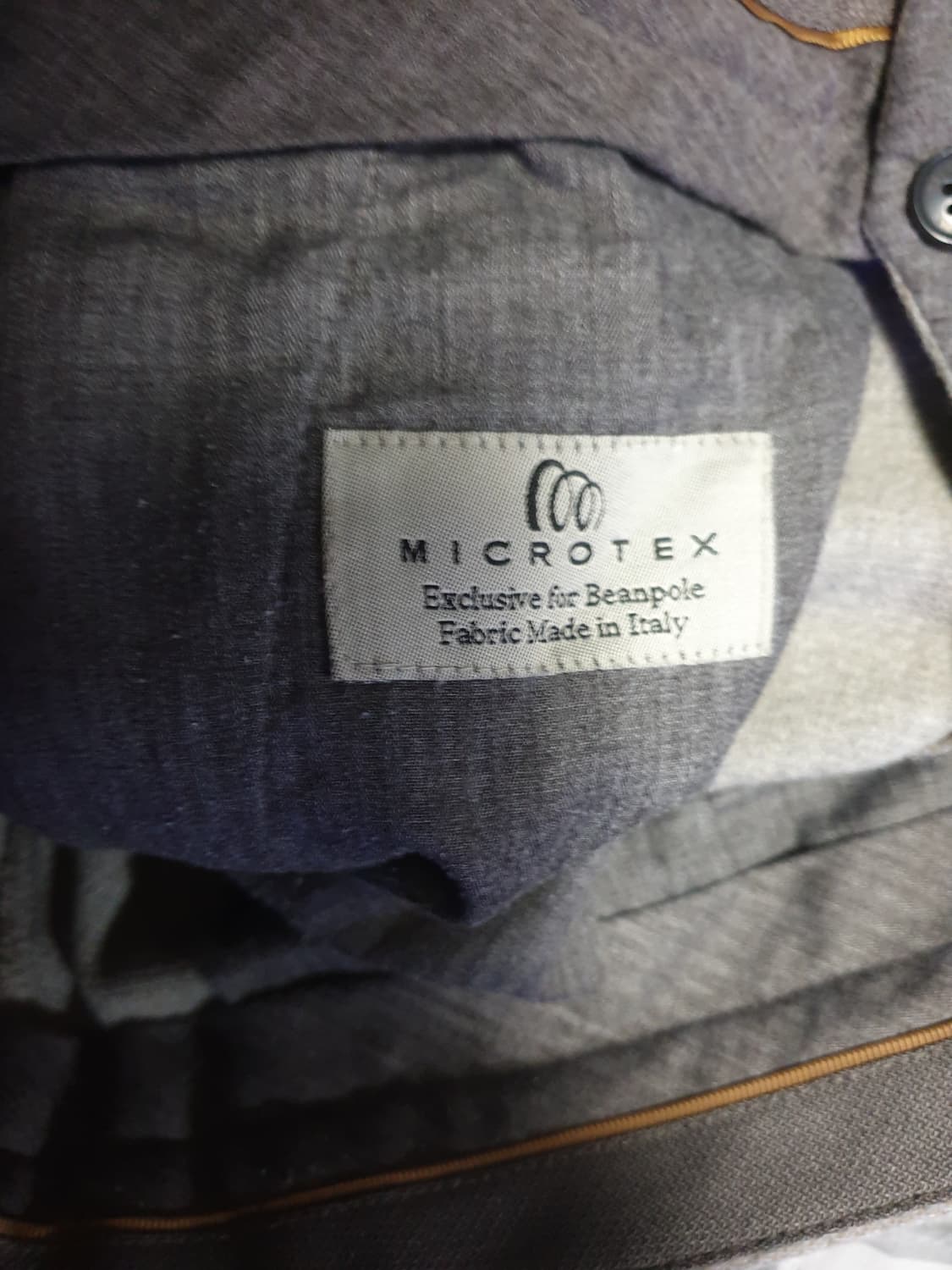 (이태리 원사)빈폴 슬로니 라인 브러쉬드 샴브레이 코튼 슬랙스 (34) 상품이미지6