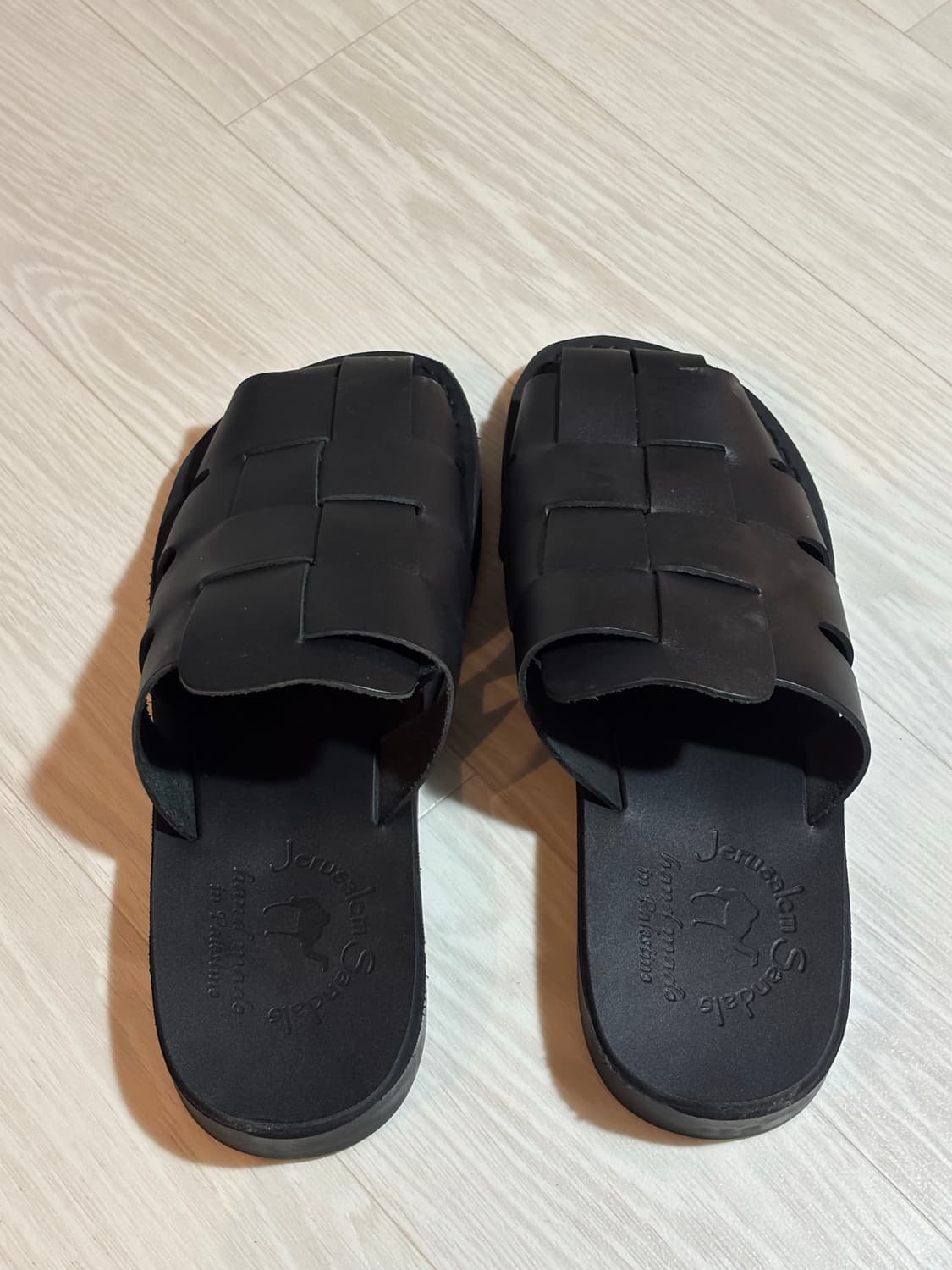 예루살렘 샌들 1083 세일러 슬라이드 블랙 280 상품이미지2