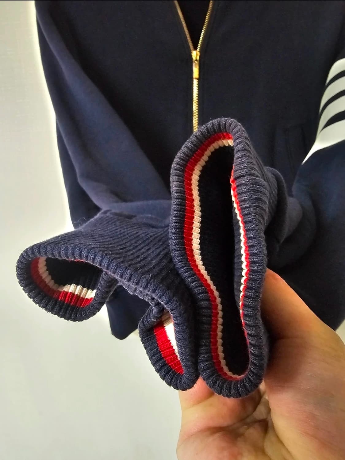 톰브라운 4바 루프백 보머 점퍼(95~100/정품/상태a) 상품이미지5