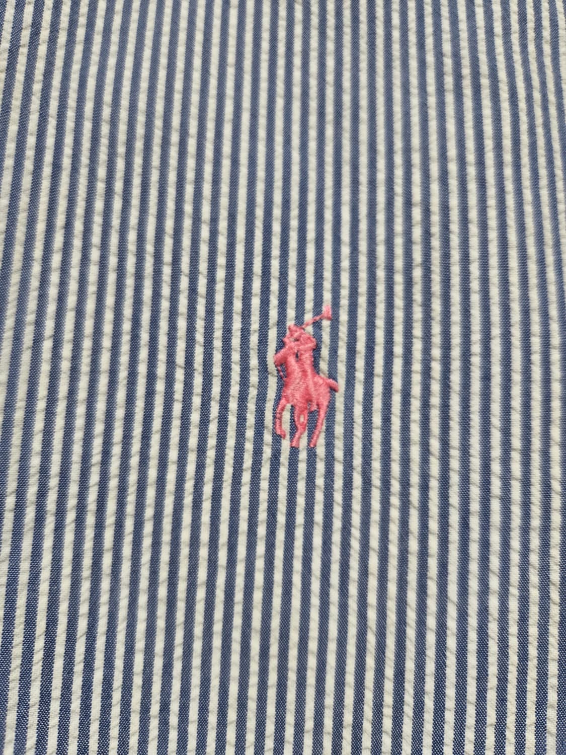 폴로 랄프로렌 정품 남성 시어서커 반팔 셔츠 상품이미지3