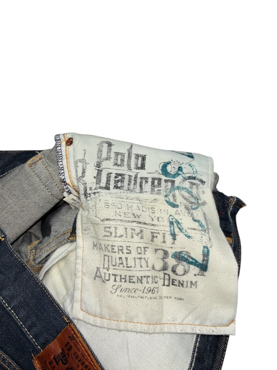 폴로 랄프로렌 생지 데님 청바지 상품이미지9