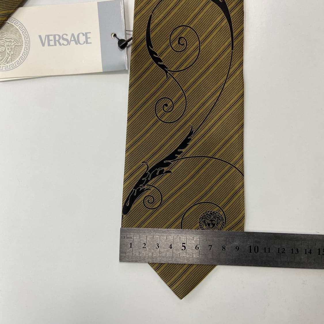 택달린 미사용품 Versace 베르사체 정품 명품 넥타이 상품이미지8