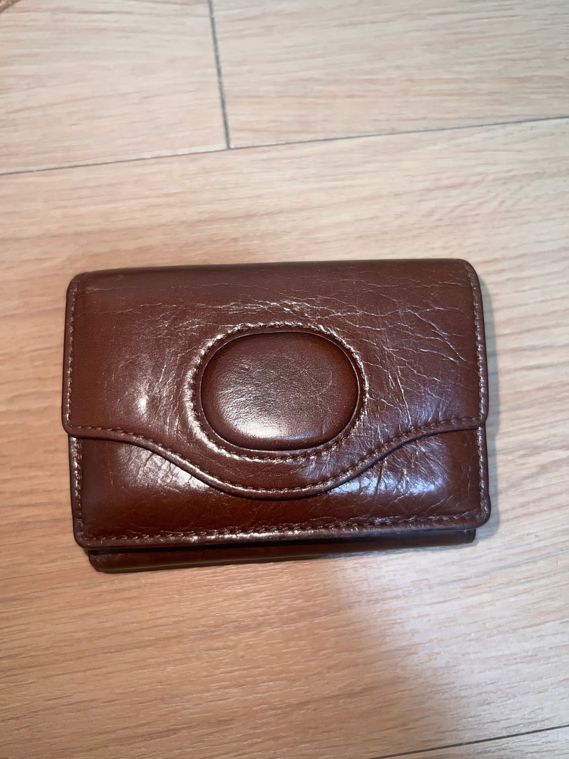 해더 지갑 EGGSHELL MEDIUM WALLET_DARK BROWN 상품이미지1