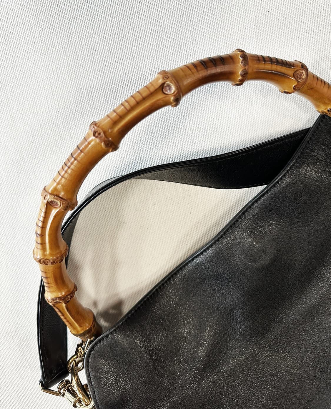 GUCCI leather bamboo bag 상품이미지5