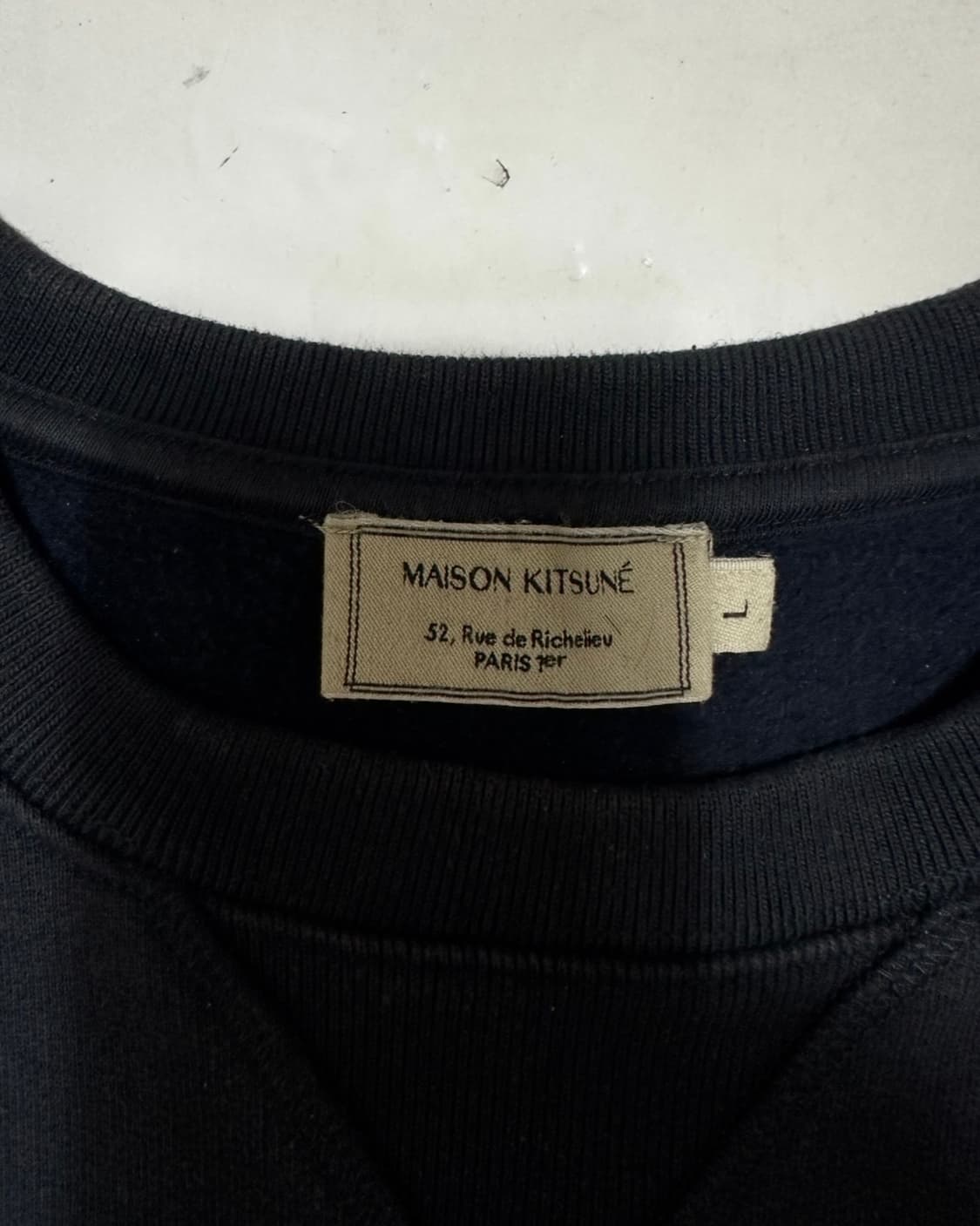 메종키츠네 파리지앵 블랙 맨투맨 상품이미지4