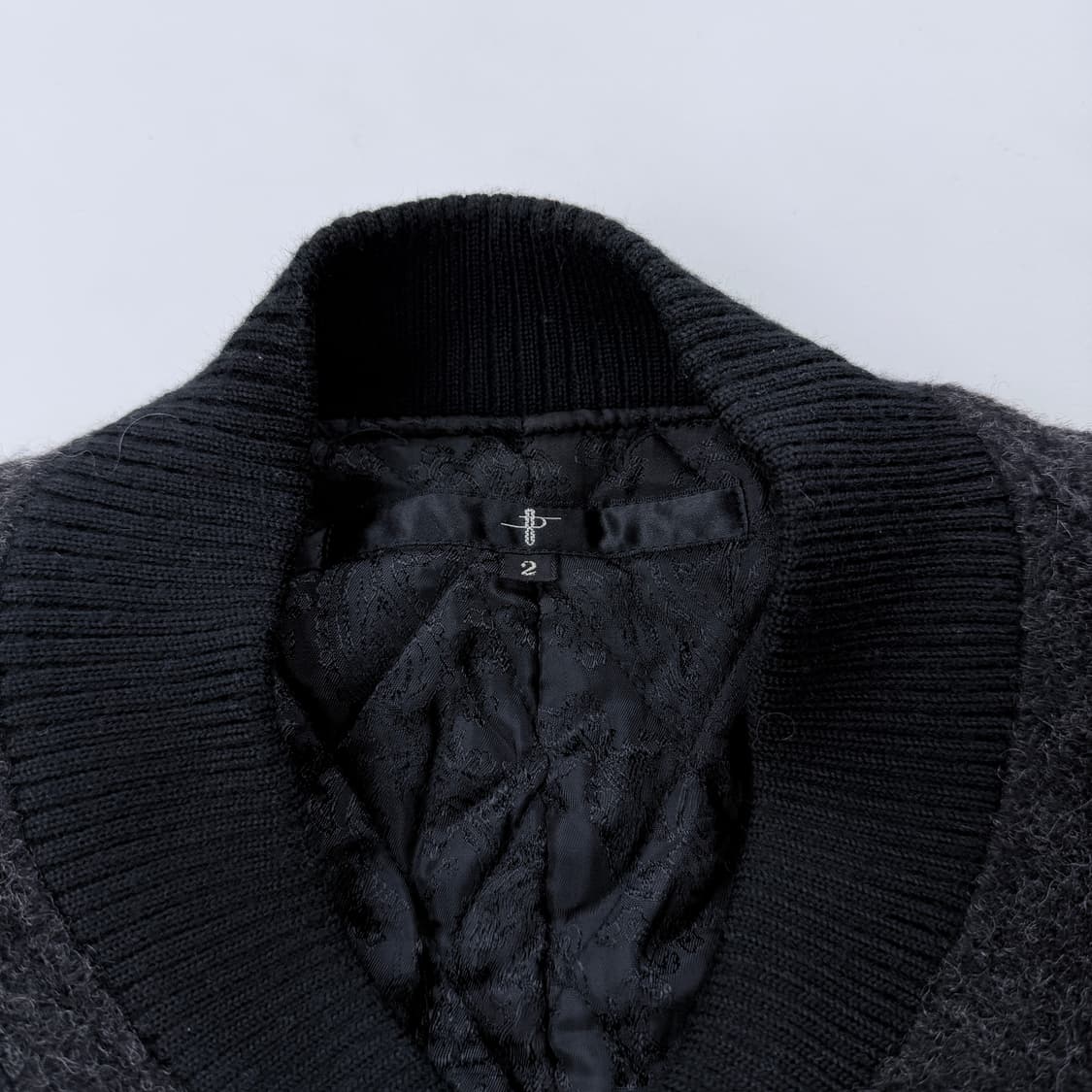 No Id 노아이디 리얼레더 울 바시티자켓 상품이미지3