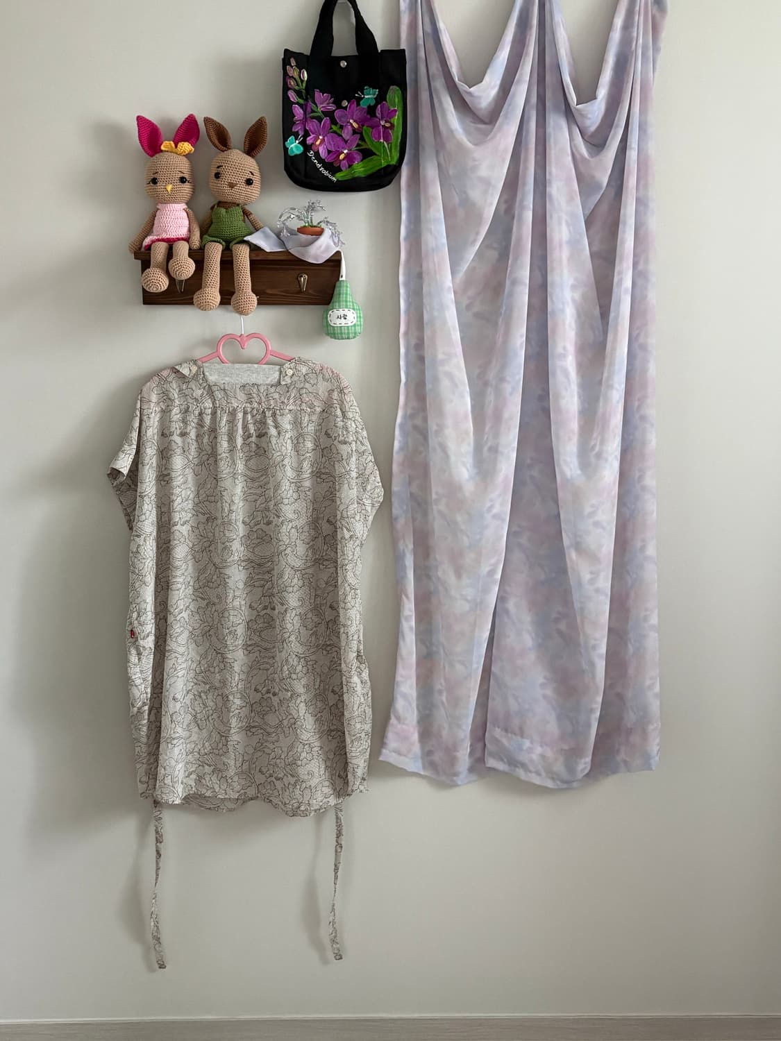 시스루 패턴 원피스 상품이미지4