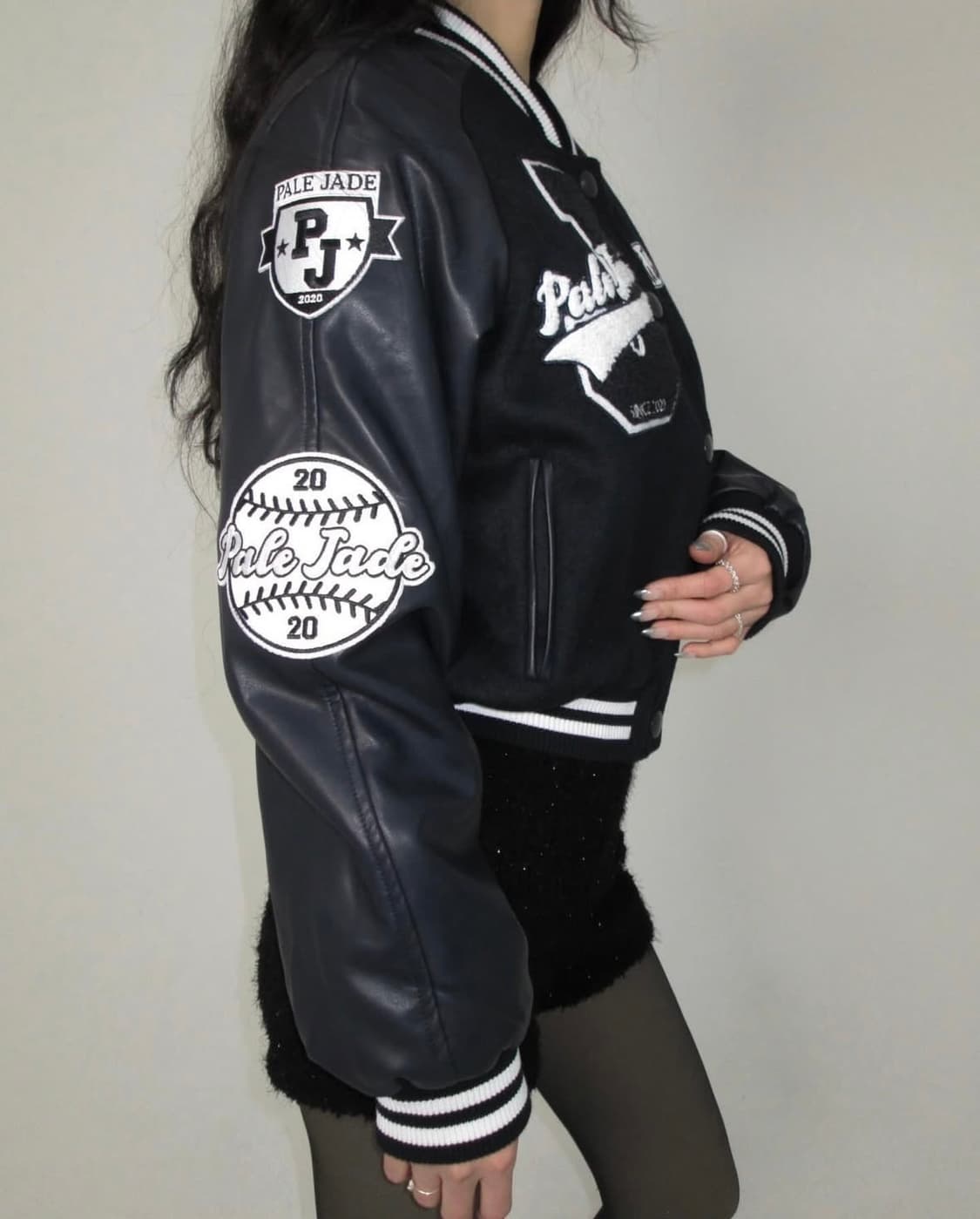 페일제이드 2023 바시티 자켓 네이비 상품이미지5