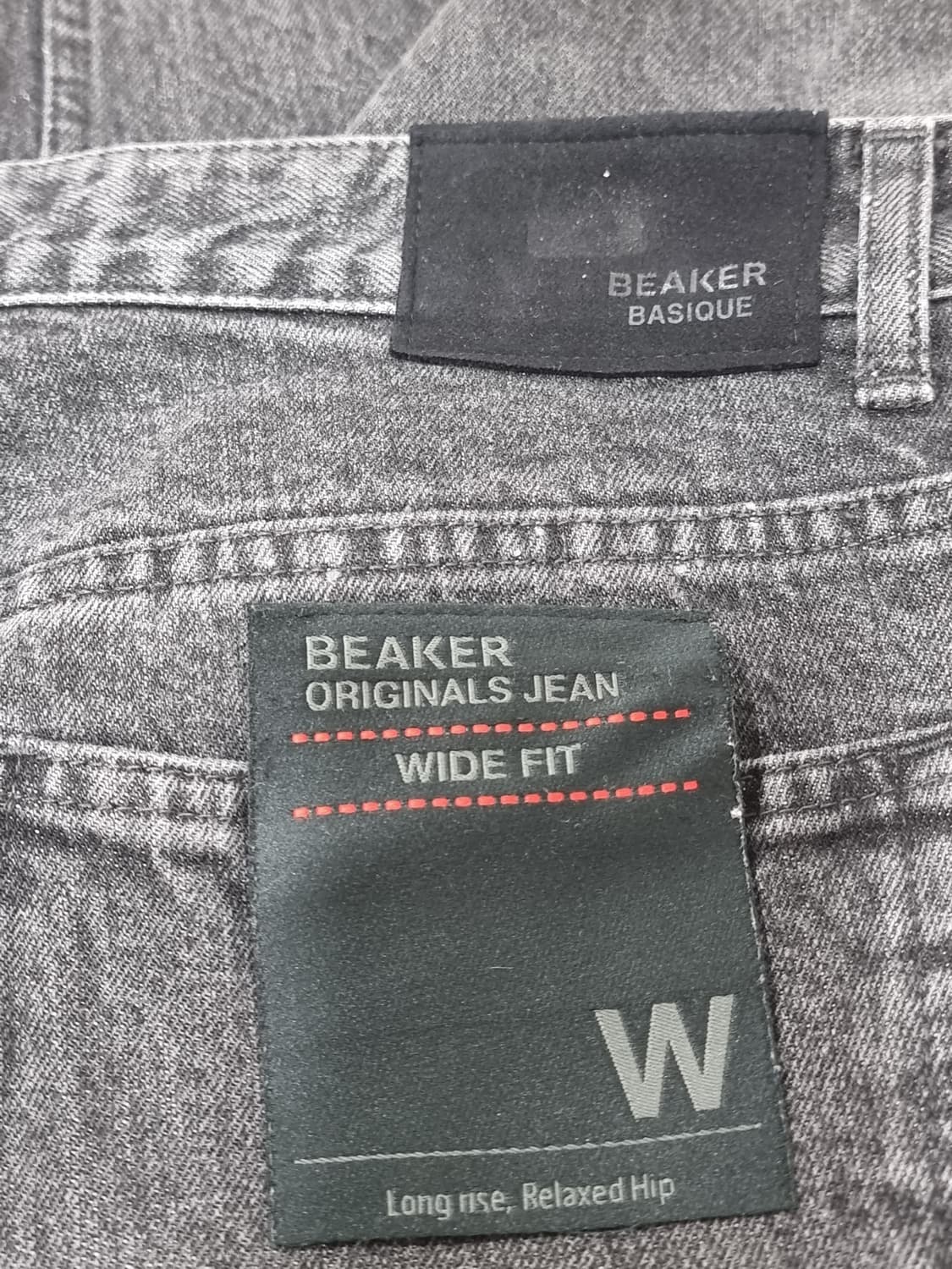 BEAKER 와이드핏 데님 팬츠 (D99 상품이미지3