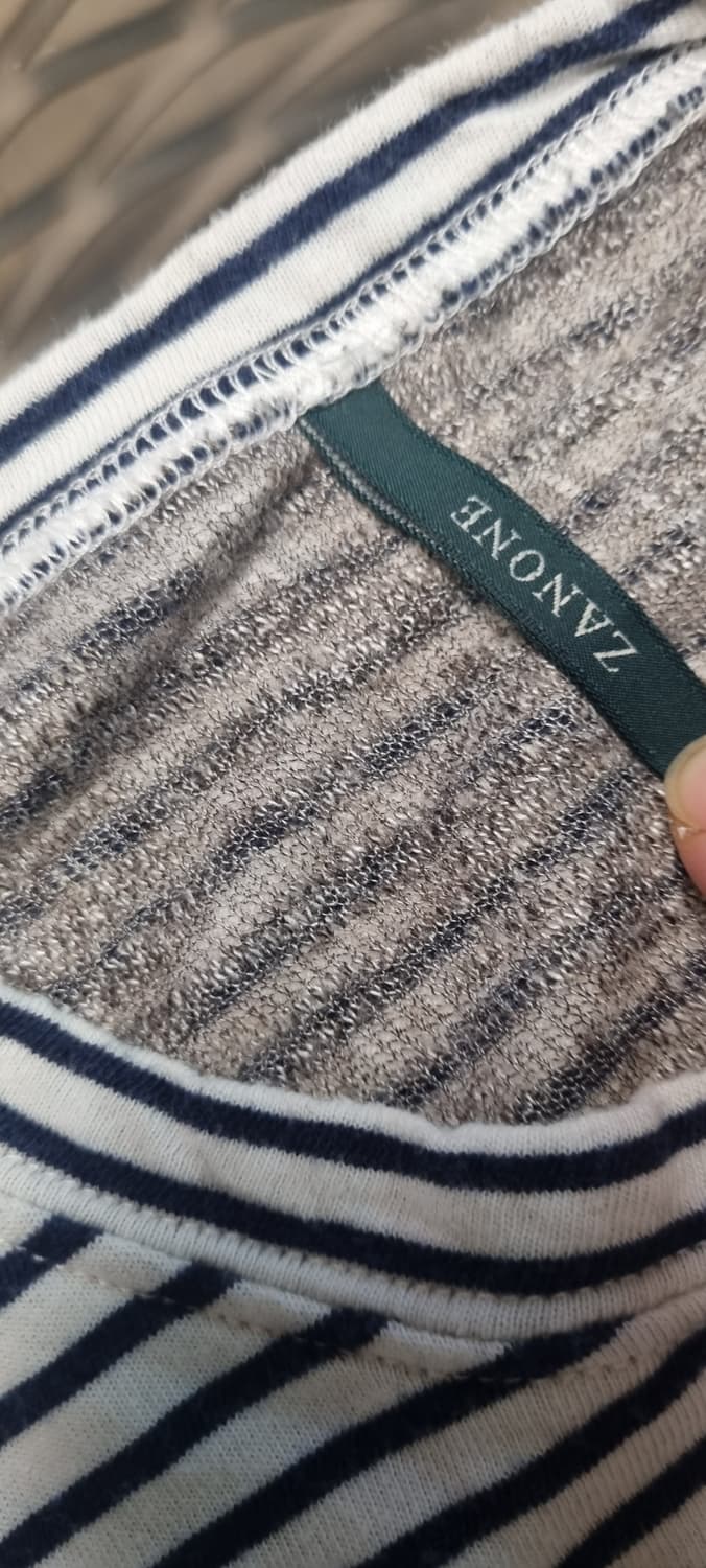 
👕 ZANONE 스트라이프 긴팔 티셔츠 (이탈리아산 상품이미지2