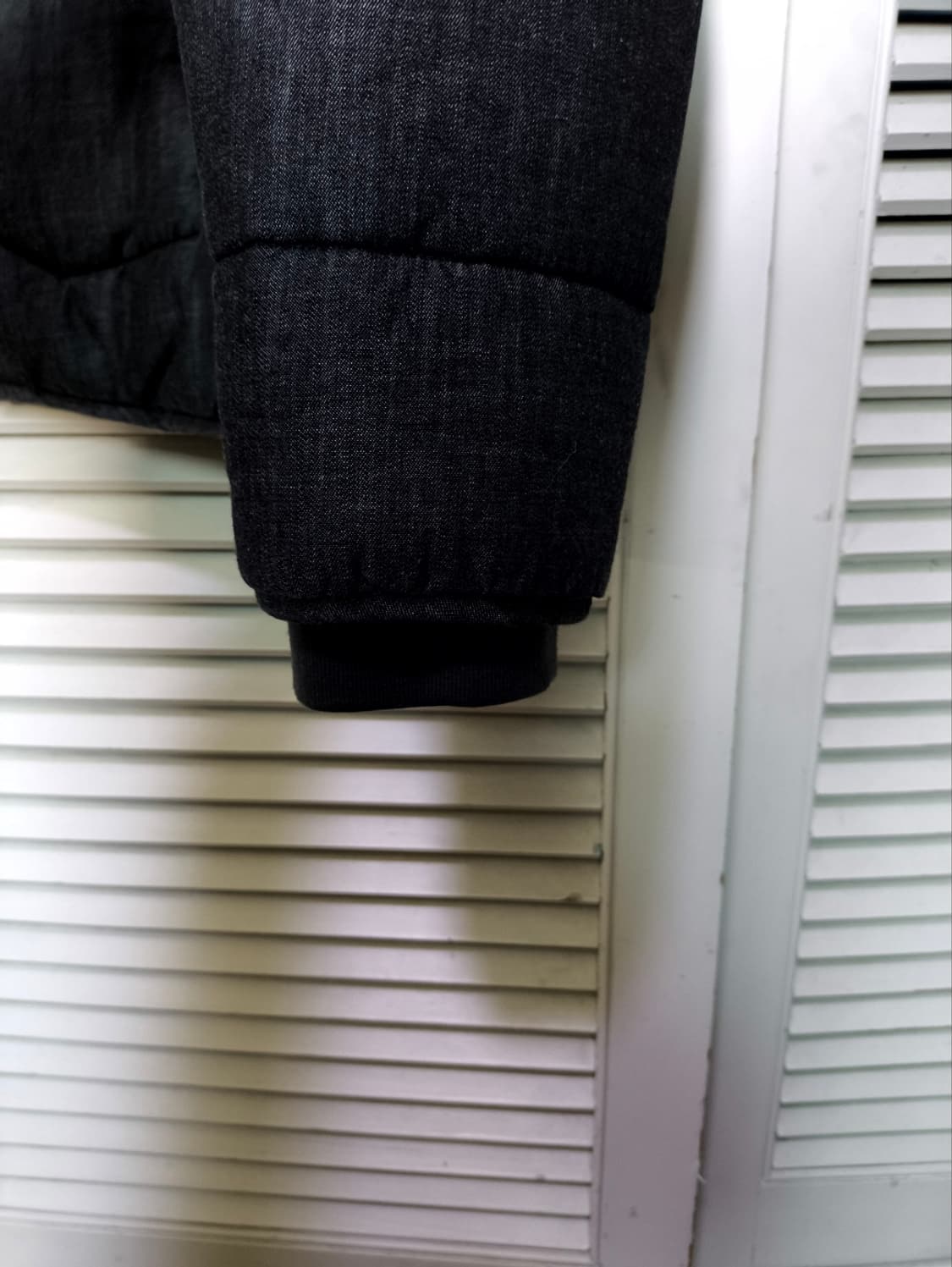 M 캘빈클라인 그레이 데님 경량패딩 상품이미지3