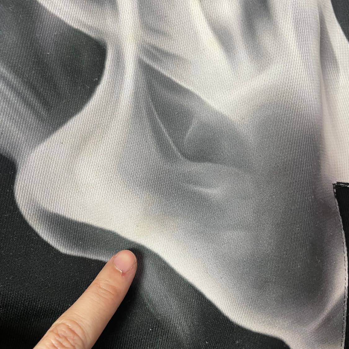 아디다스 스모크 프린팅 오버핏 후드티 블랙 85 상품이미지6