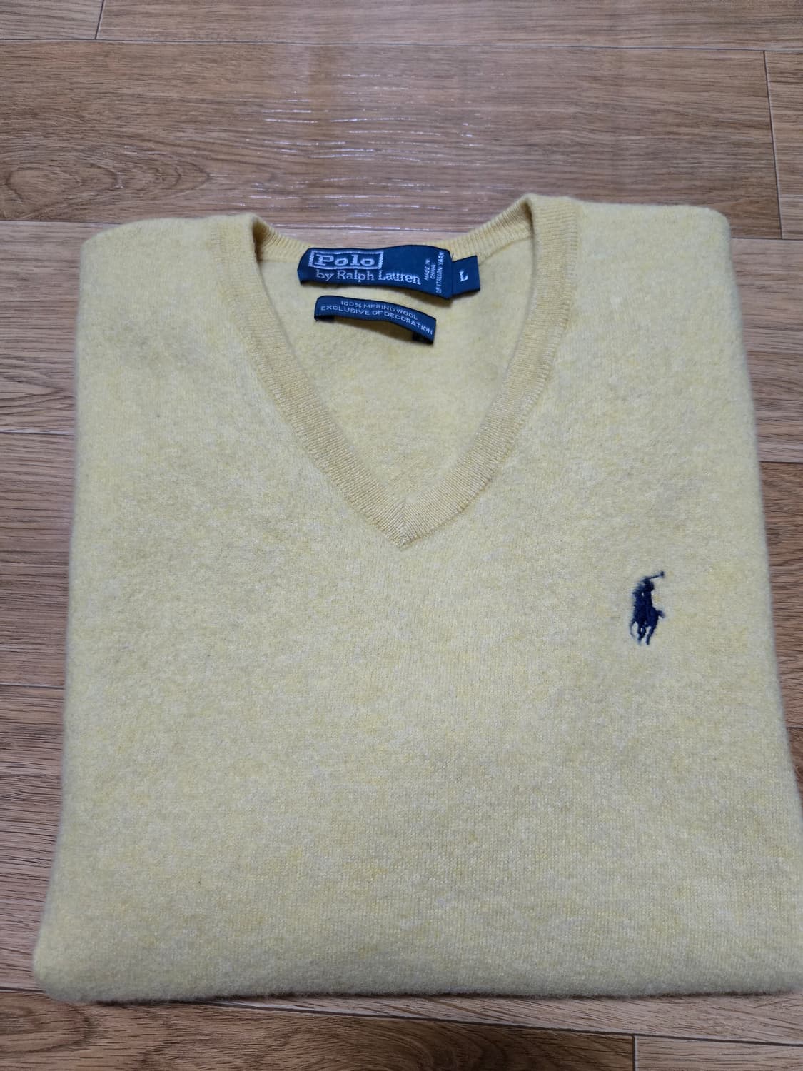 폴로 랄프로렌 여성 메리노울 브이넥 니트 상품이미지5