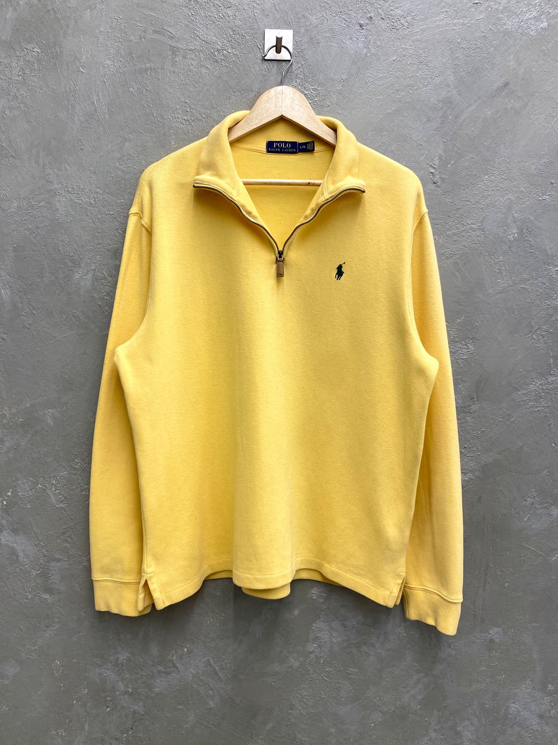 [L] Polo 폴로 랄프로렌 하프집업 코튼 니트 상품이미지1