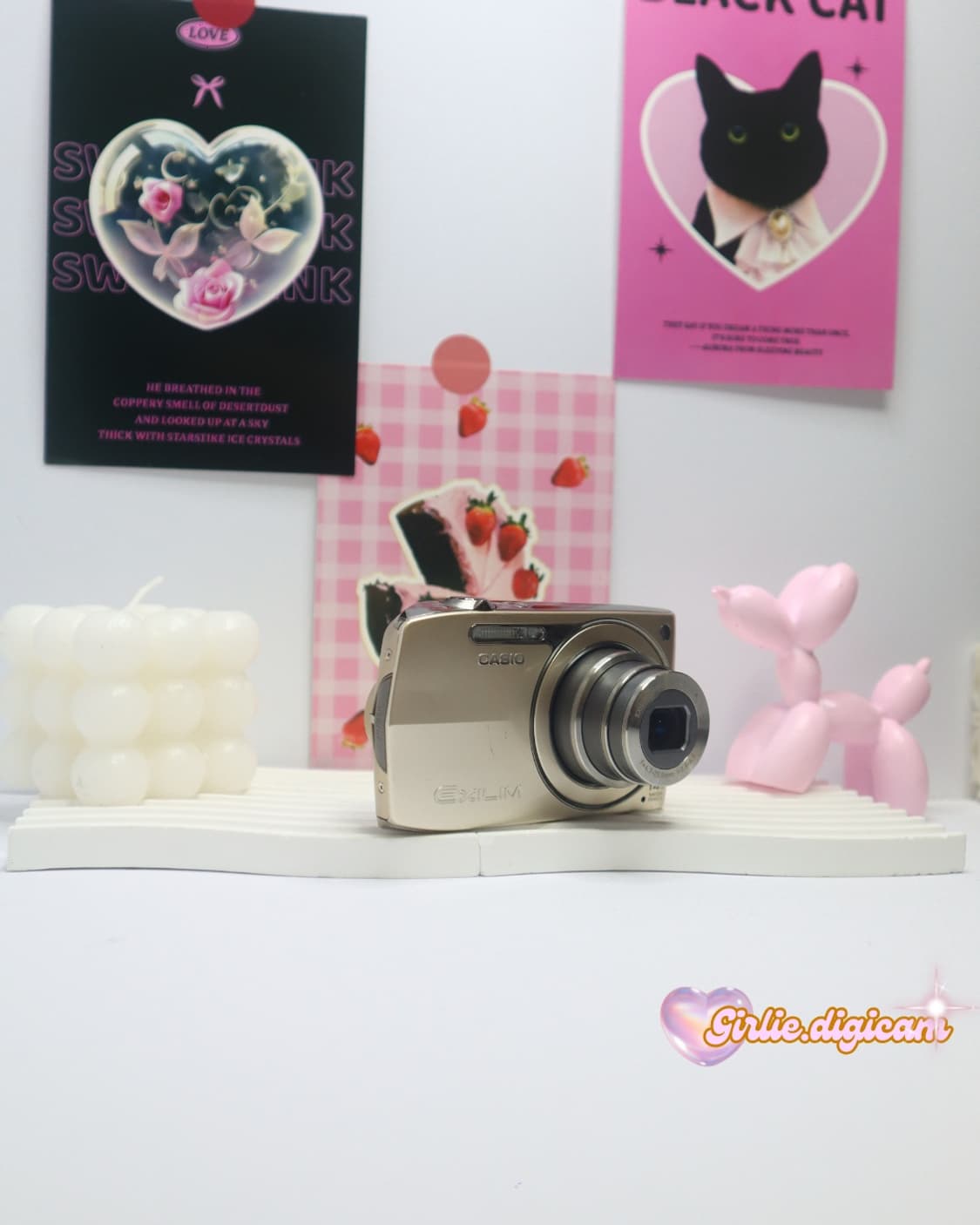 르세라핌+아일릿!) 카시오 엑슬림 EX-Z2300 골드 상품이미지2