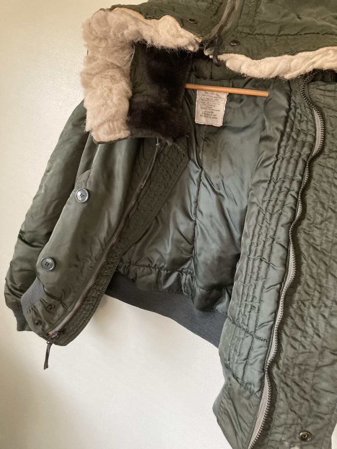 80s 알파 인더스트리 N-2B 플라이트 자켓 상품이미지3