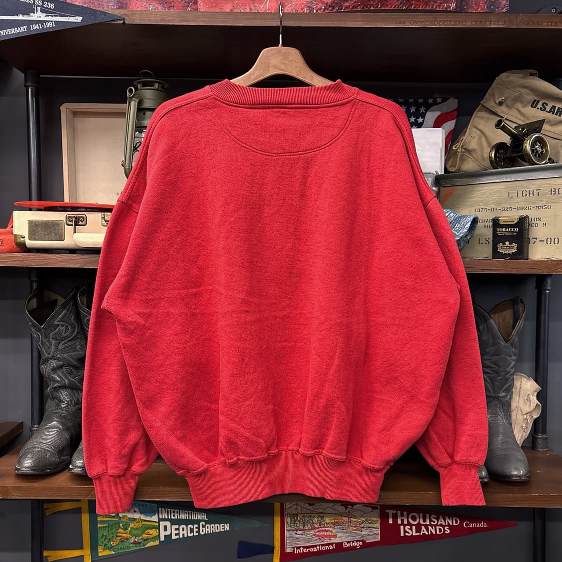 90s MLB 텍사스 레인저스 디비전 챔피언 클럽크루 스웻셔츠 N785 상품이미지2