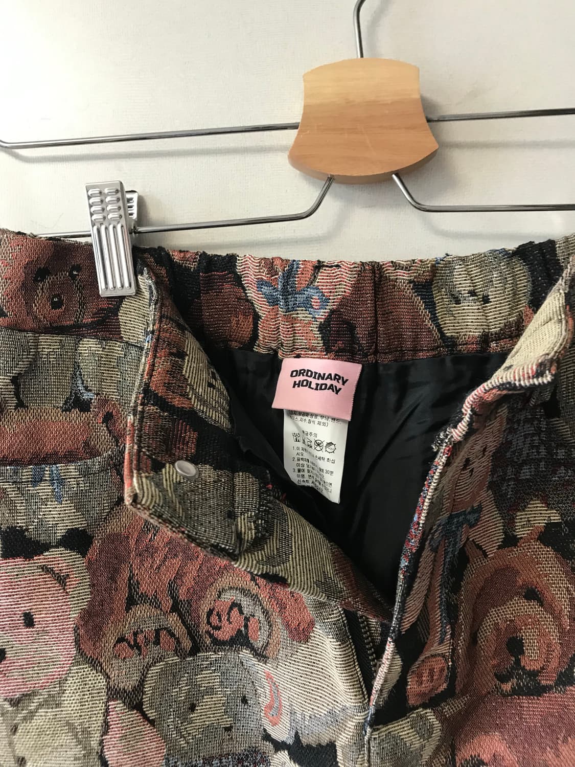 오디너리홀리데이 곰돌이스커트 상품이미지4