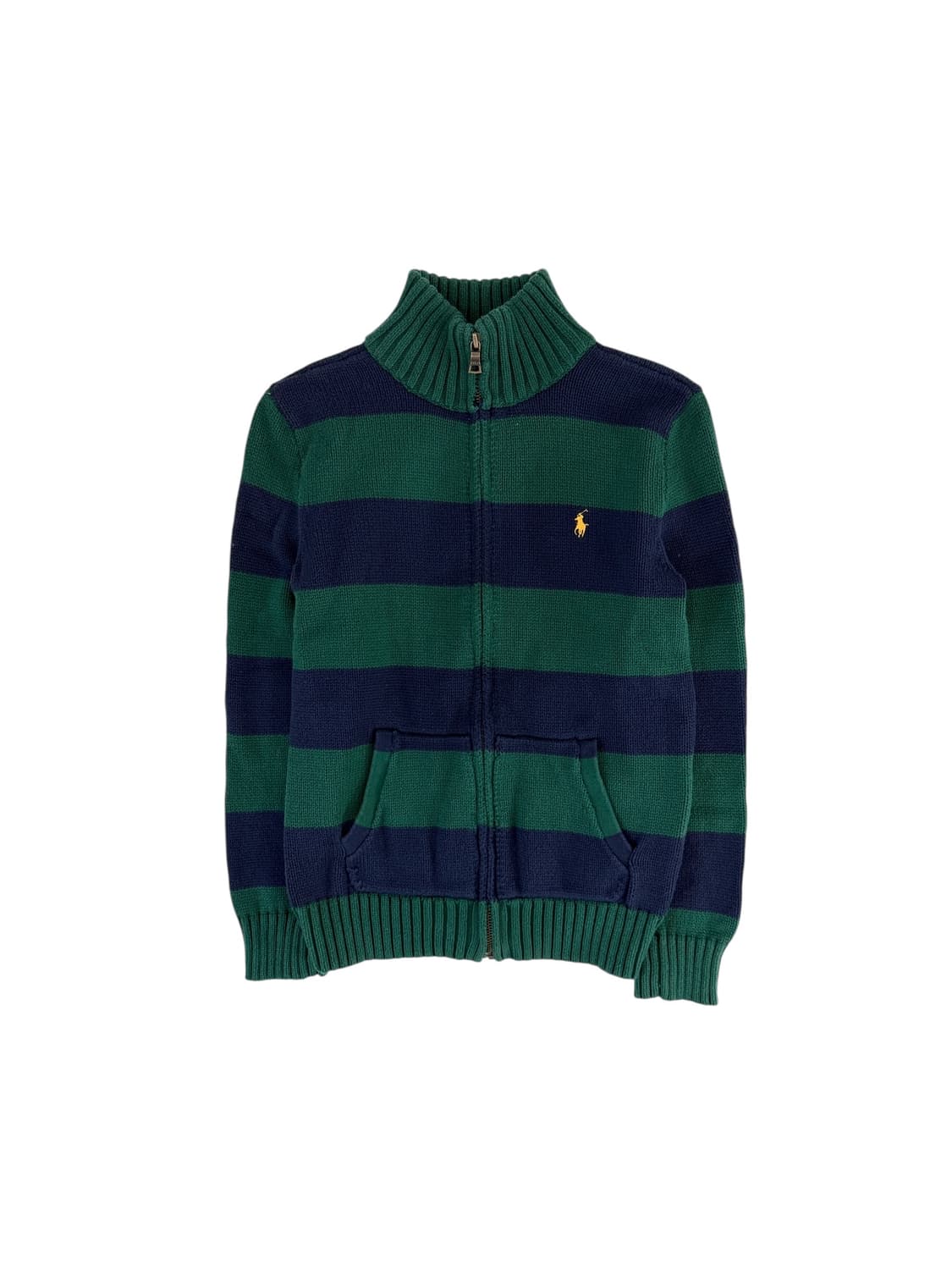 폴로 랄프로렌 니트 집업 스트라이프 상품이미지1