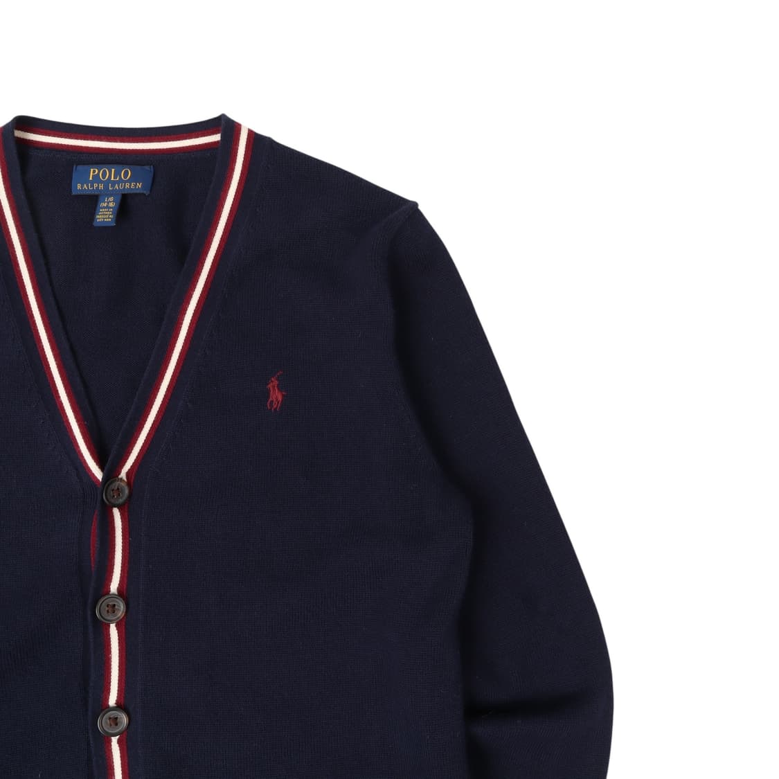 폴로 랄프로렌 네이비 프레피 니트 가디건 상품이미지3