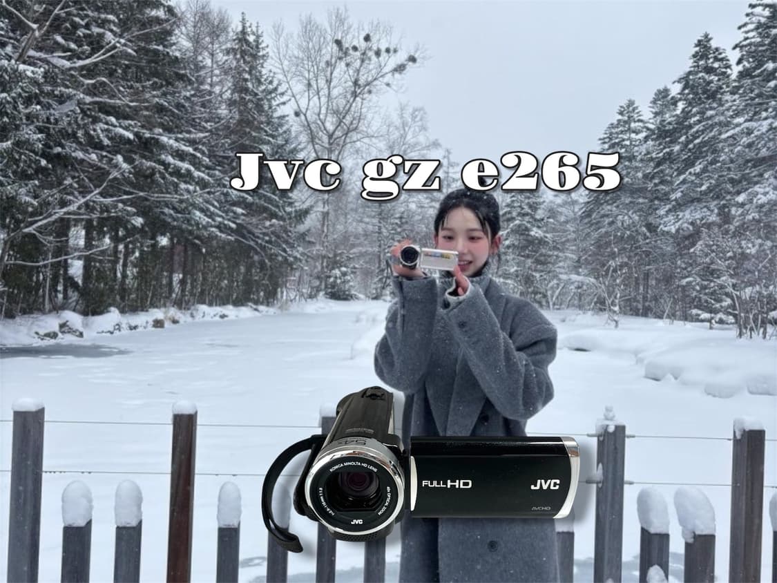 카리나 캠코더/ A급/ Jvc gz e265 빈티지 캠코더 상품이미지1