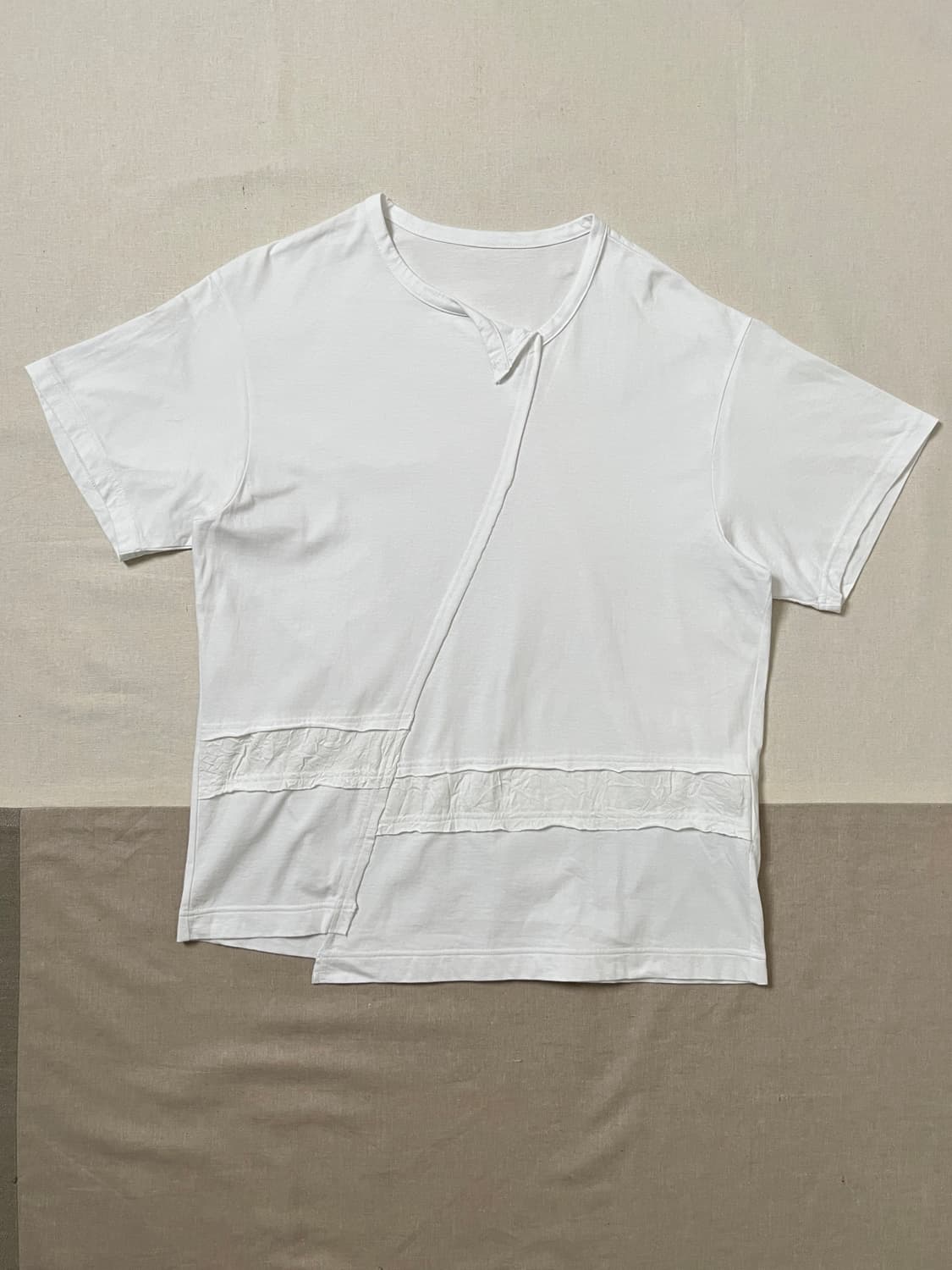 요지야마모토 ground y 비대칭 티셔츠 yohji yamamoto 상품이미지1