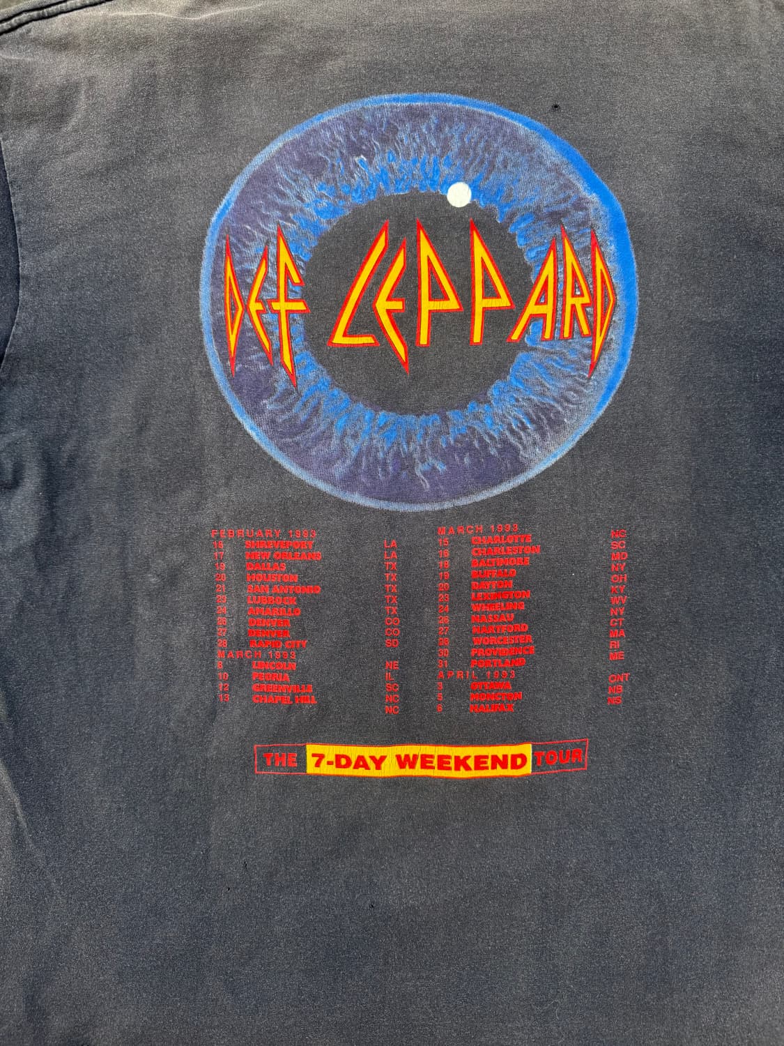 90’s 데프레파드 투어 밴드 티셔츠 상품이미지7