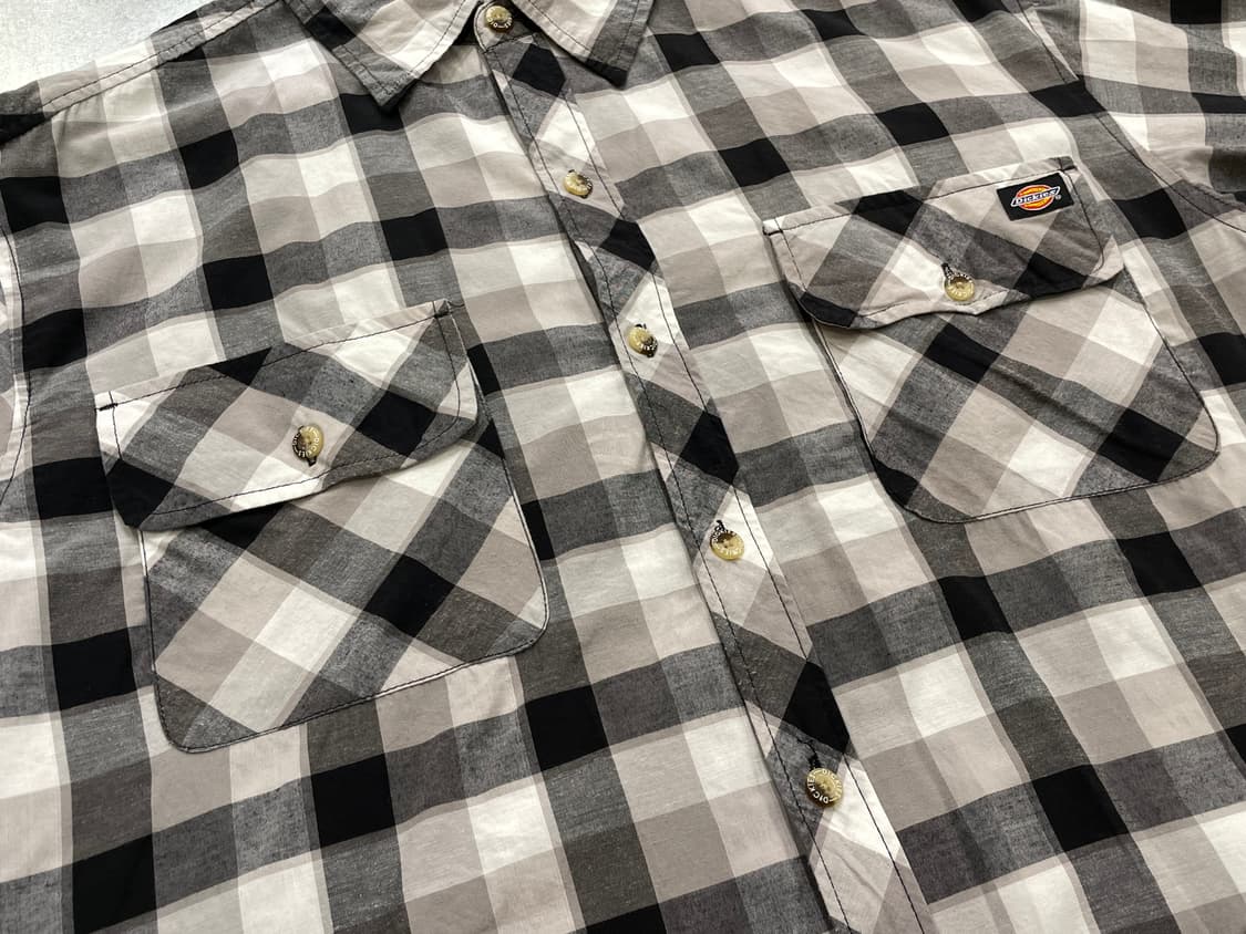 (2XL) Dickies 디키즈 체크 반팔 셔츠 상품이미지9