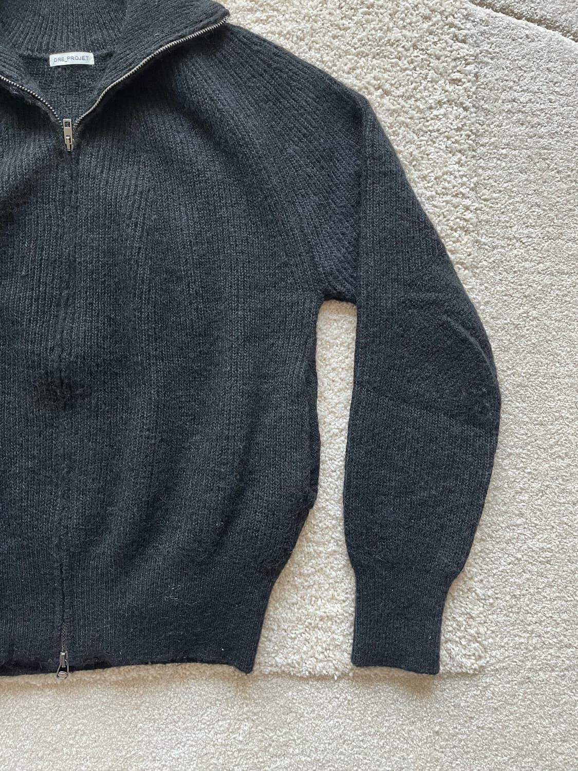 드레프로젯 모헤어 집업 가디건 (size 3 / 103-105) 상품이미지5