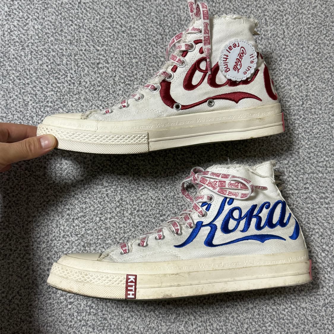 [판매가 70만원] 컨버스 x 코카콜라 x Kith 280 상품이미지8