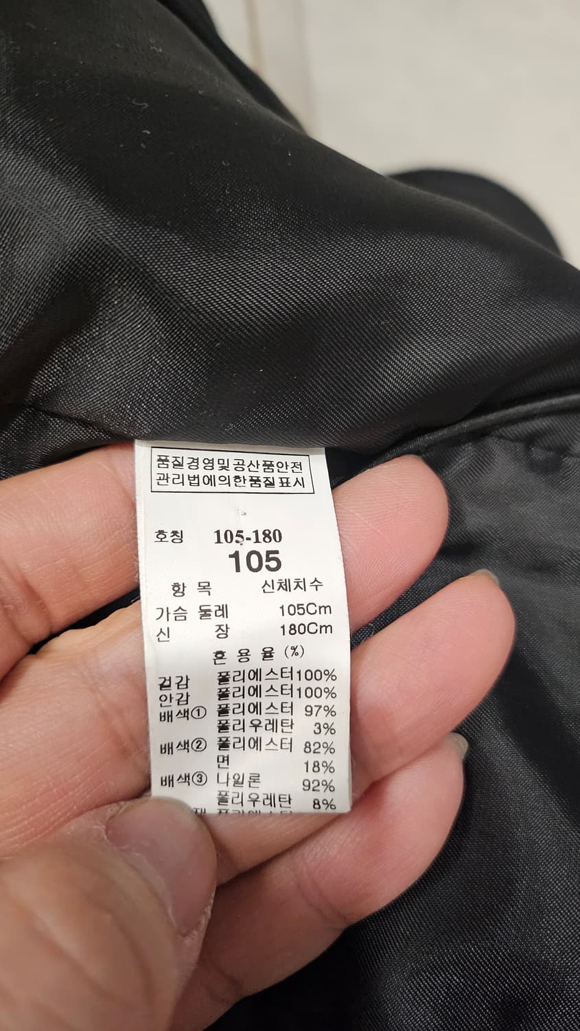 [105(100~슬림105)] 타임옴므 네이비 자켓 상품이미지5