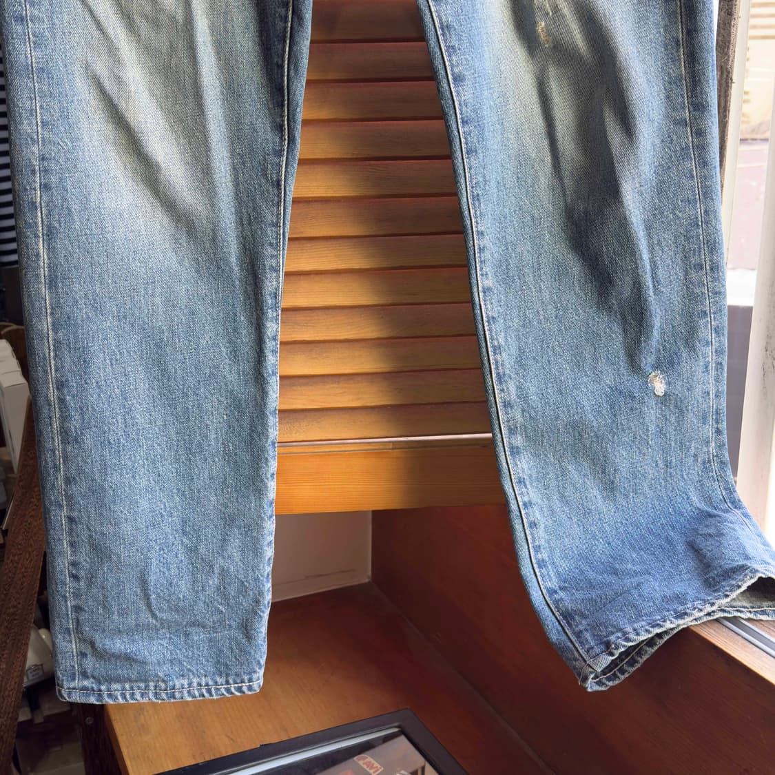 스투시 디스트레드 워싱 데님팬츠 34 상품이미지4