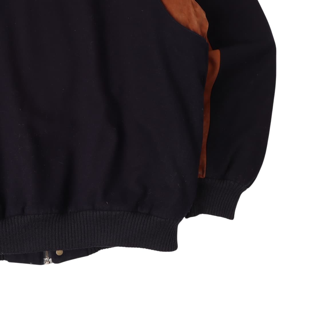 라코스테 레더 울 바시티 자켓 상품이미지7