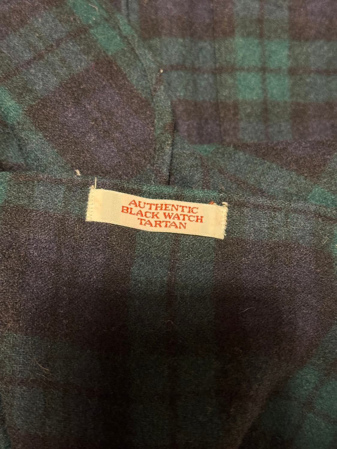 70s 펜들턴 울플란넬 타탄체크셔츠 (M) 상품이미지6