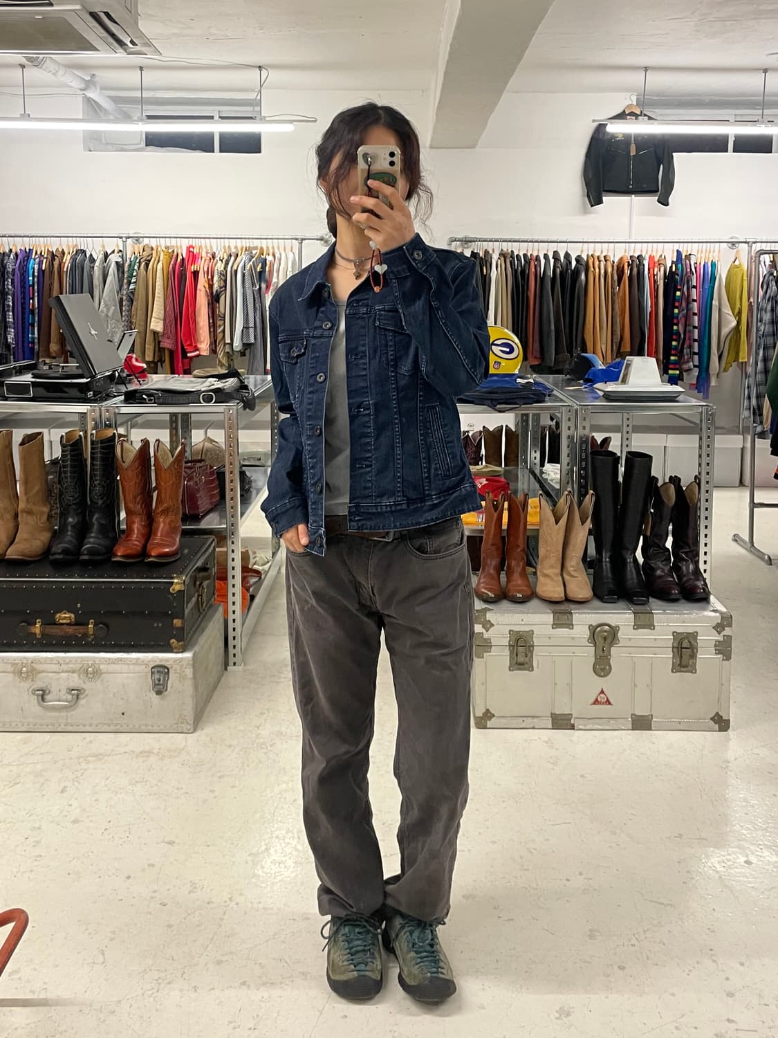 LEVI'S denim jacket 리바이스 딥 인디고 데님 자켓 상품이미지9