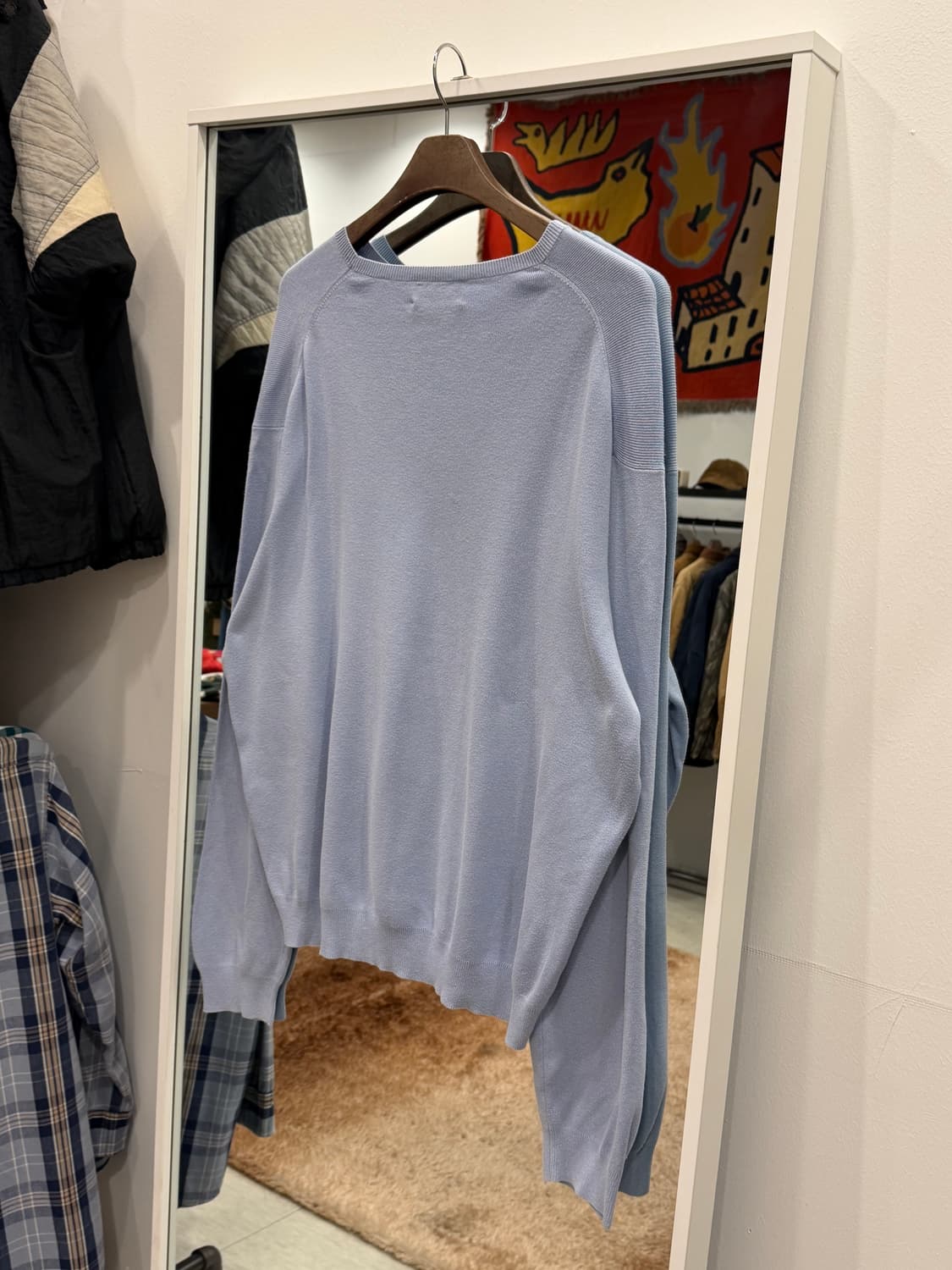 Polo RL 폴로 랄프로렌 PIMA COTTON 니트 (blue) 상품이미지6