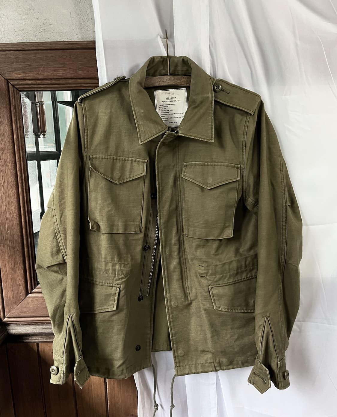 HYKE military field jacket 상품이미지8