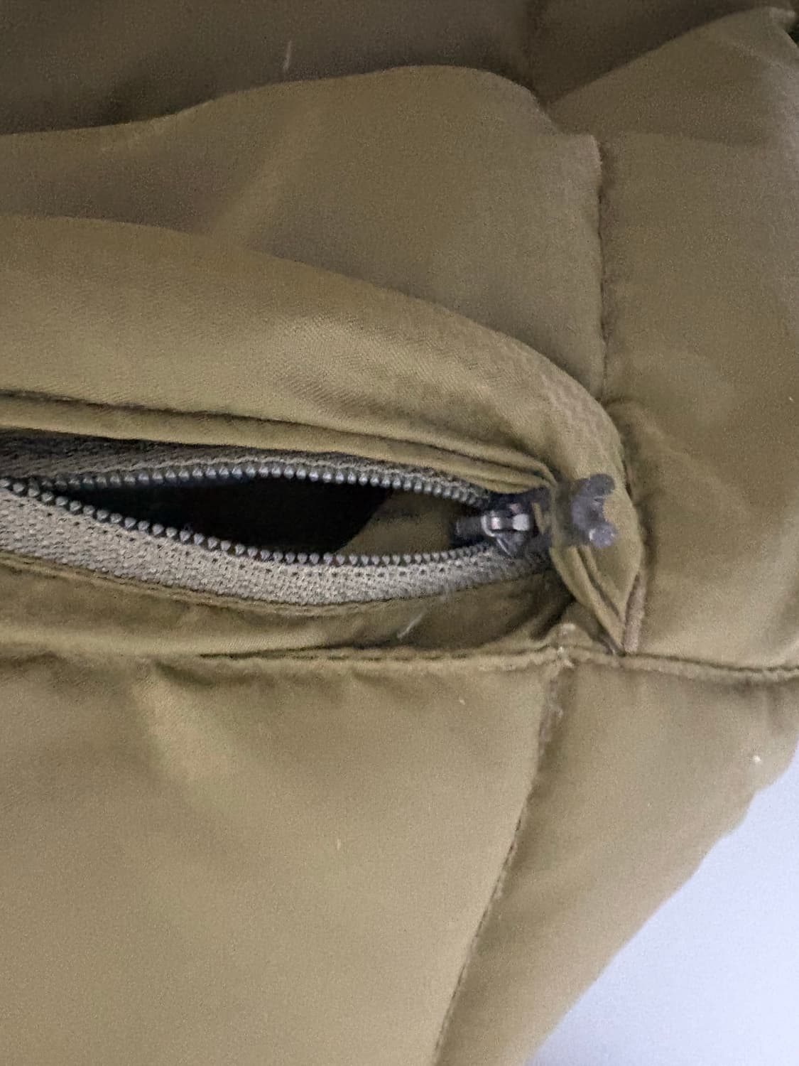 00s 오클리 올리브카키 숏 푸퍼 패딩 XL 상품이미지6