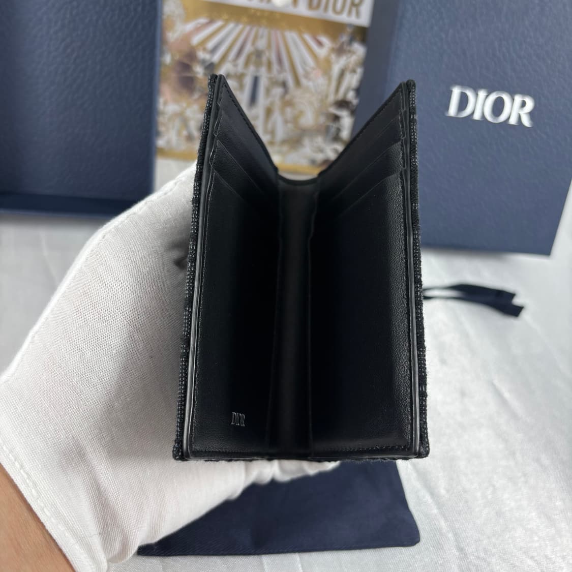 (25.11월,새상품급)디올 오블리크 오거나이저 카드지갑 블랙 상품이미지6