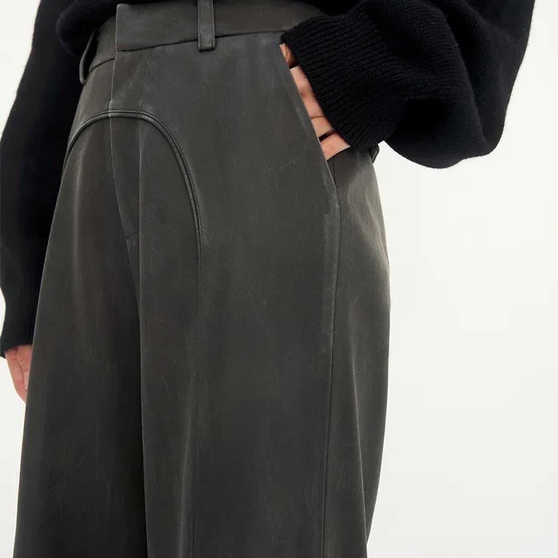 (새상품,풀세트)트리밍버드 스웨이드 셋업 상품이미지9