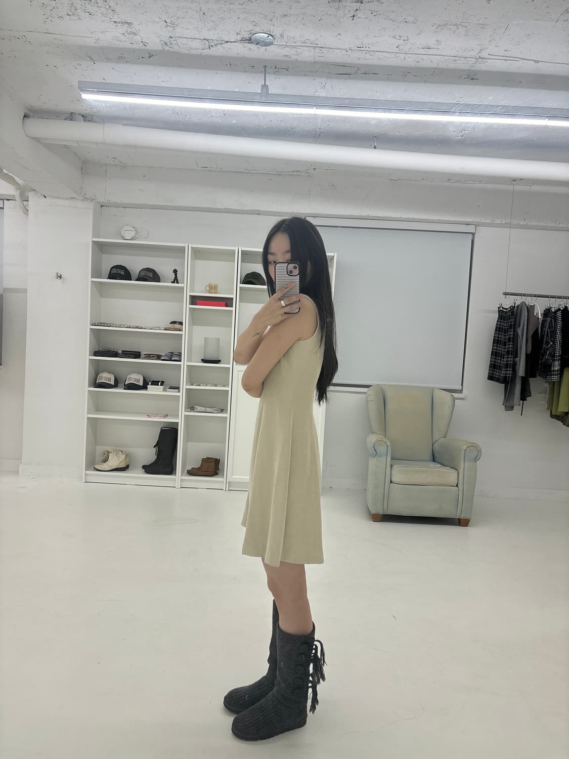 Courreges suede dress 상품이미지3
