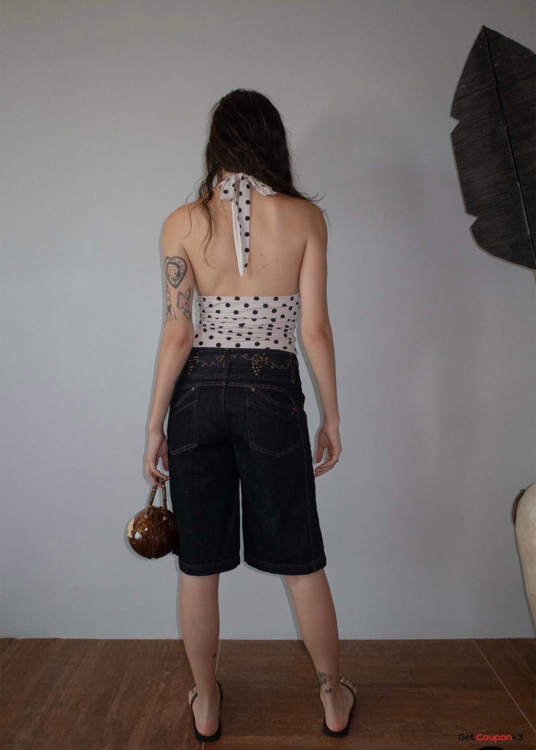 Sculptor 스컬프터 도트 홀터 탑 상품이미지3