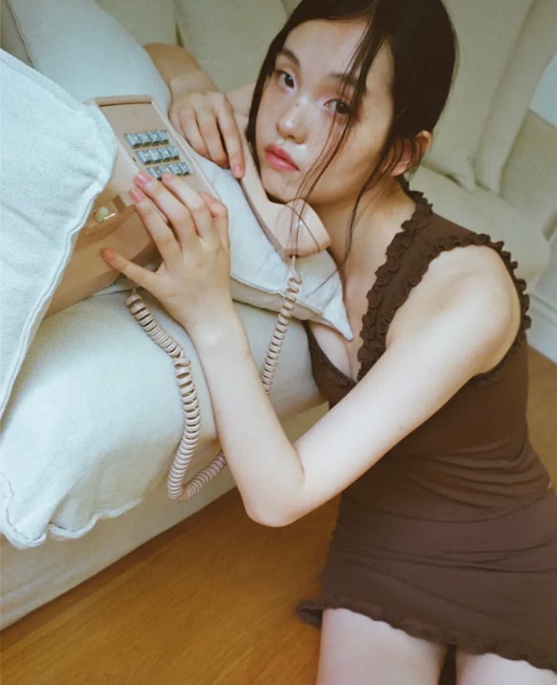 루루서울 Mocha Tea Top, Skirt 세트 상품이미지3