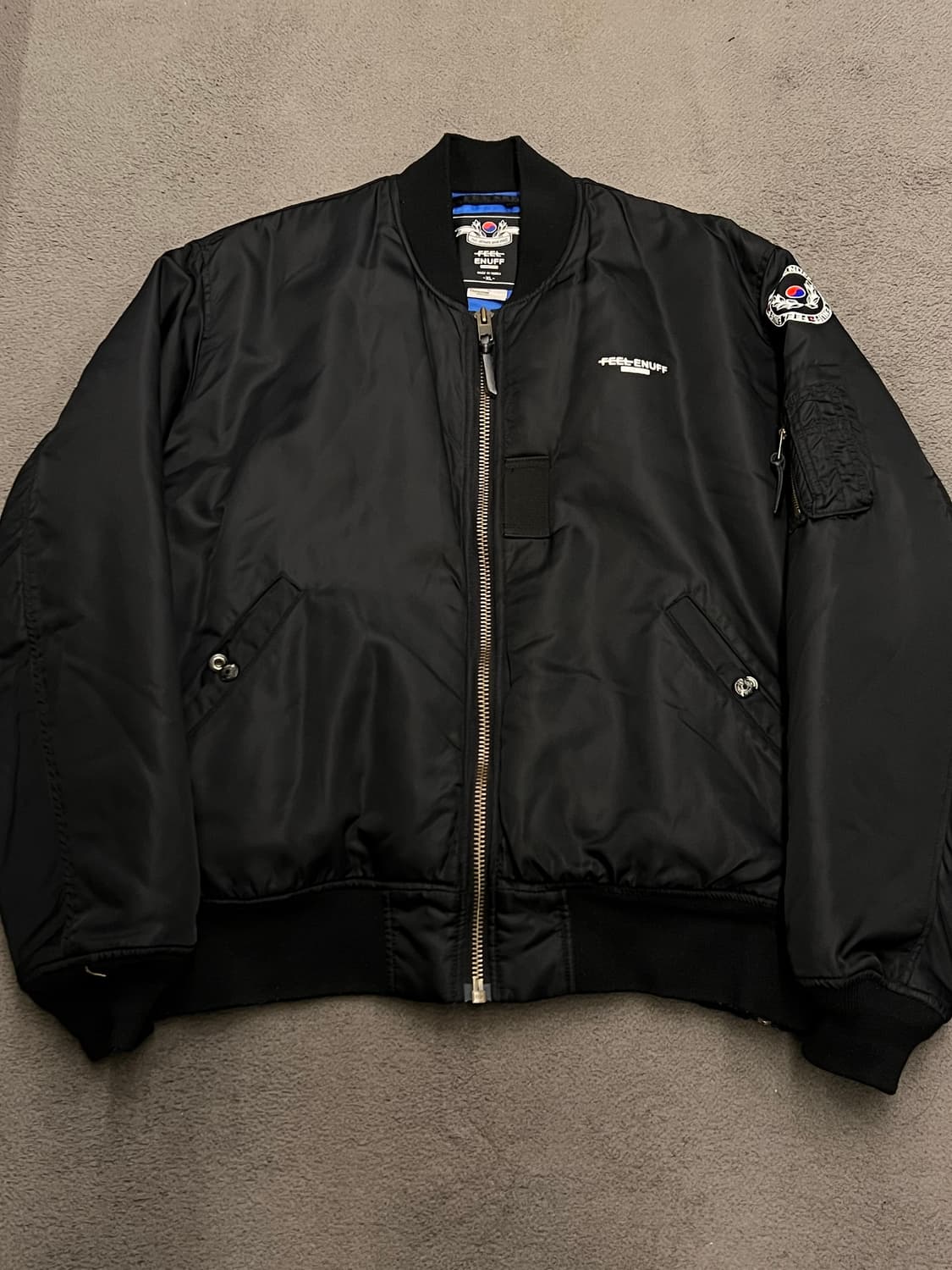 필이너프 초판 네버다이 MA-1 자켓 처분  상품이미지2