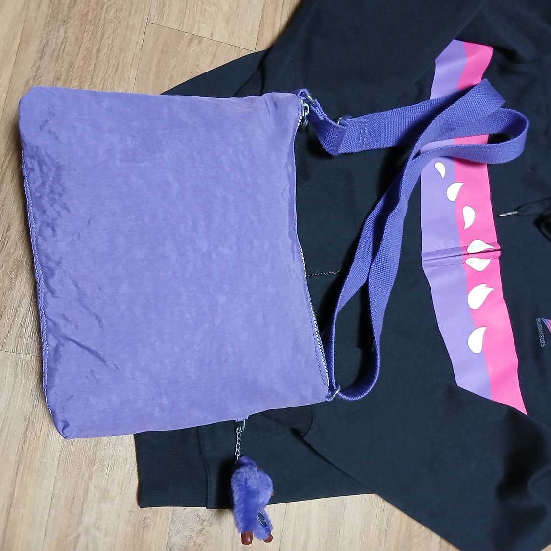 Kipling 키플링 보라색 크로스백 가방 연보라색 퍼플 상품이미지4