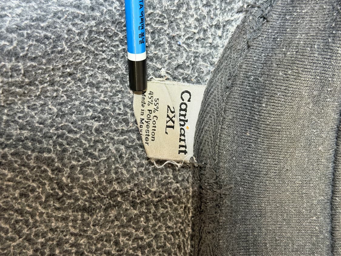 VTG Carhartt Faded  zipup sweat xxl 상품이미지7